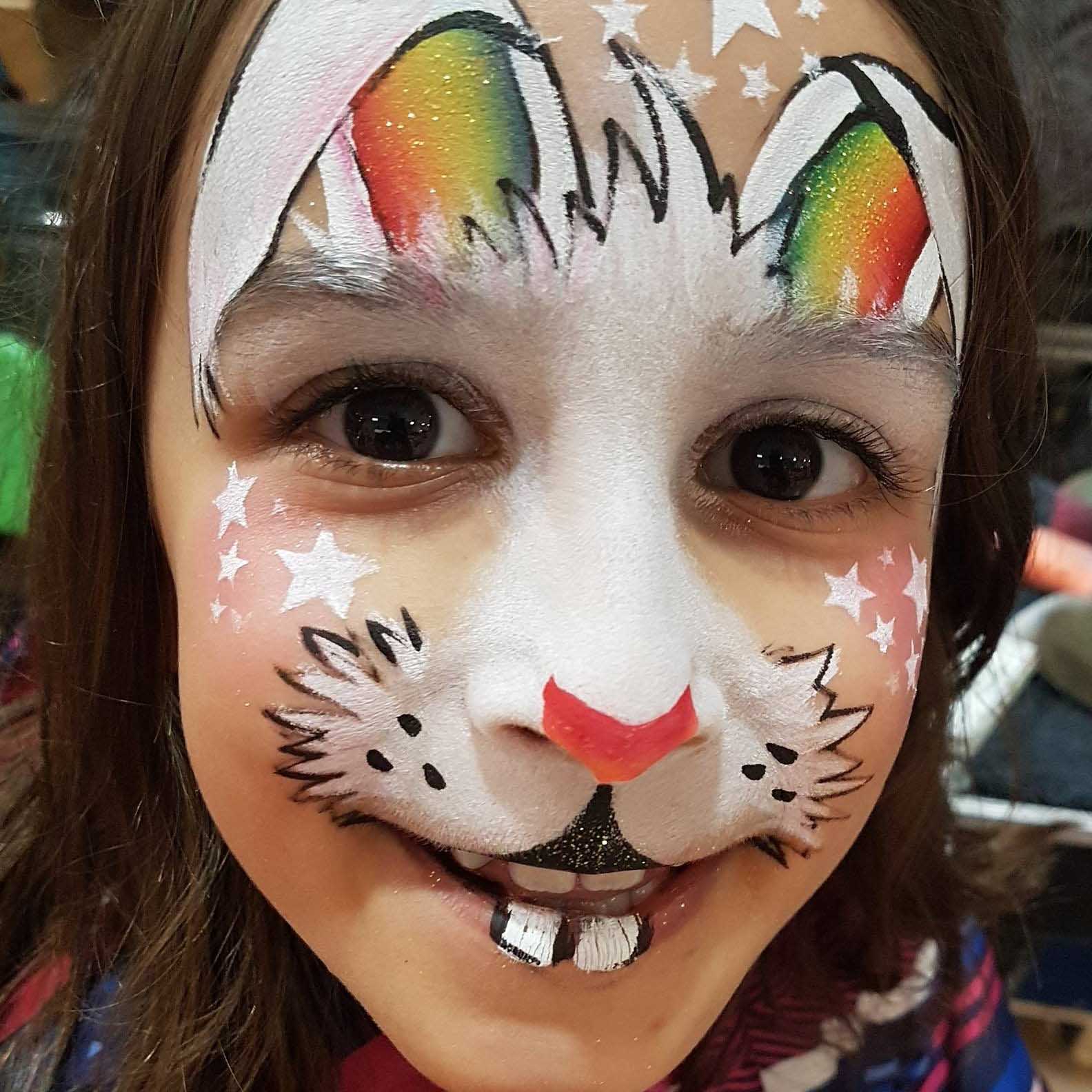 rainbow face painting melbourne1