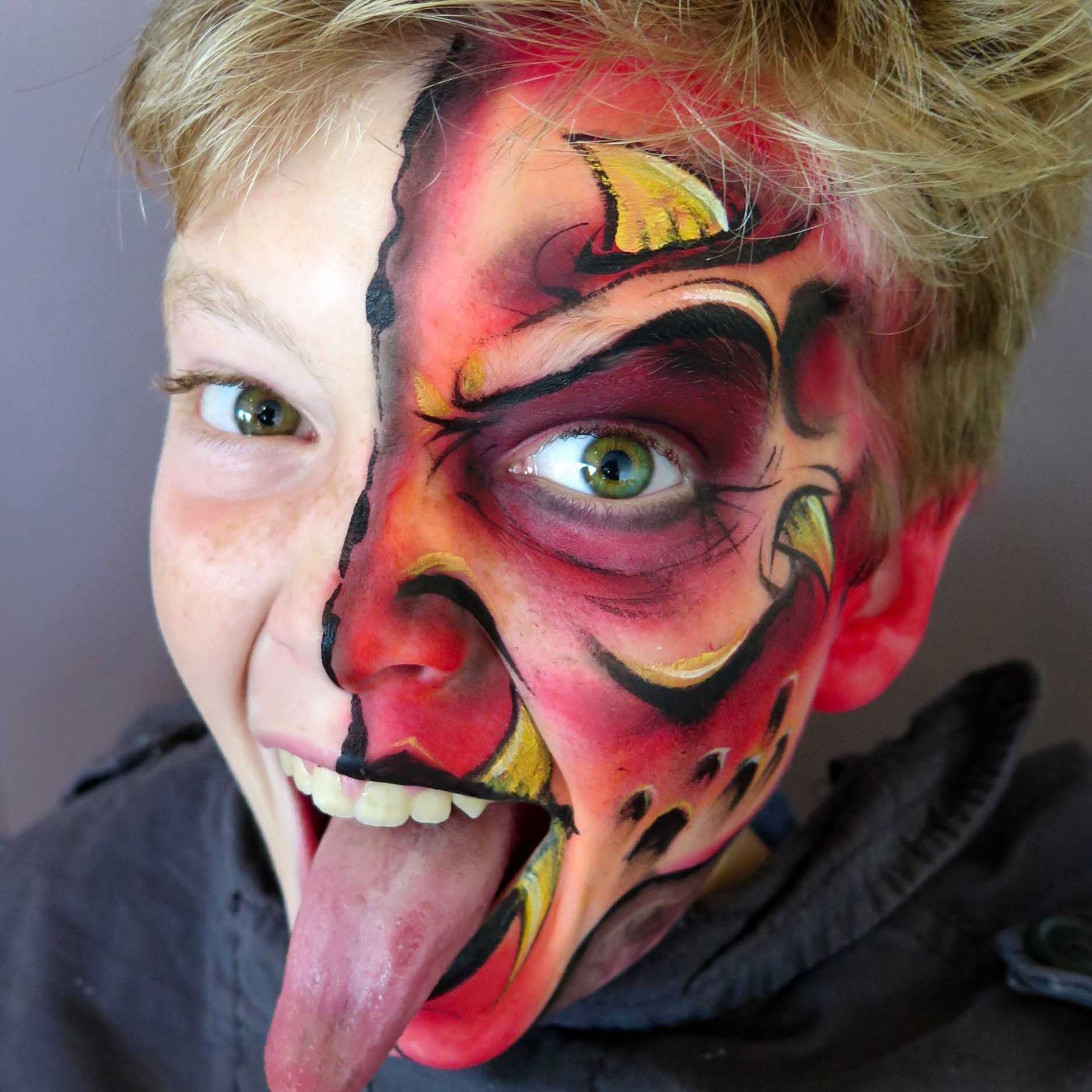 rainbow face painting melbourne14