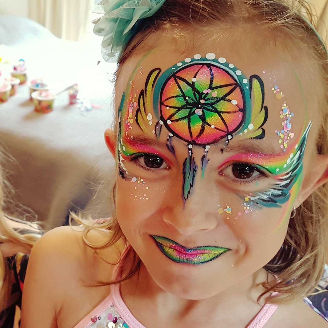 rainbow face painting melbourne7